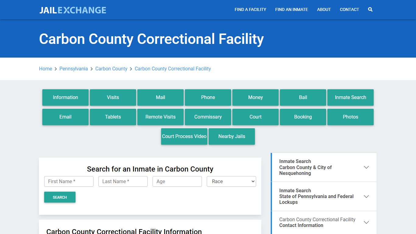 Carbon County Correctional Facility - Jail Exchange